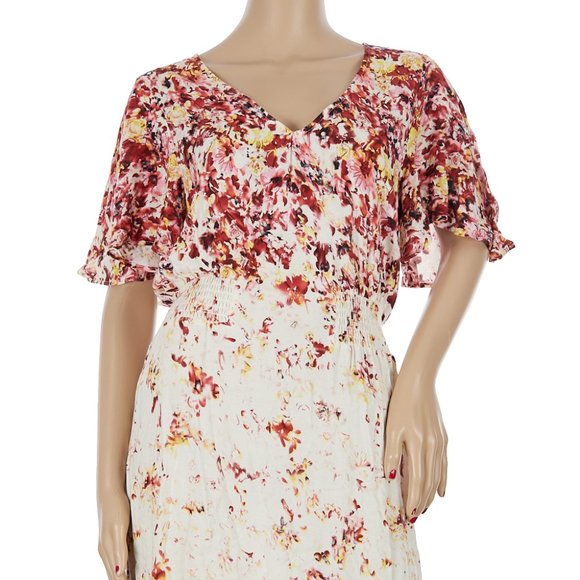 On The Road Floral High Low Dress Size Small - Picture 3 of 7